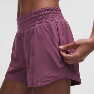 NWT Lululemon Hotty Hot High-Rise Shorts 4", Sz 6, MYSTIC